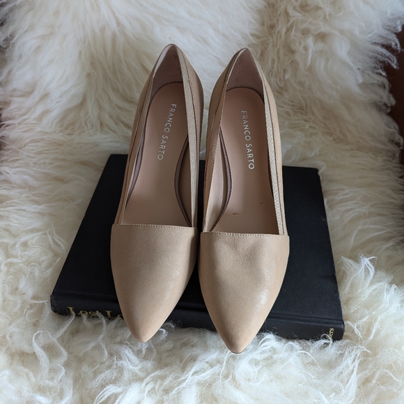 Franco Sarto Nude Heels - Picture 2 of 10